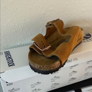 Birkenstock Kids Sandals - Brown Suede